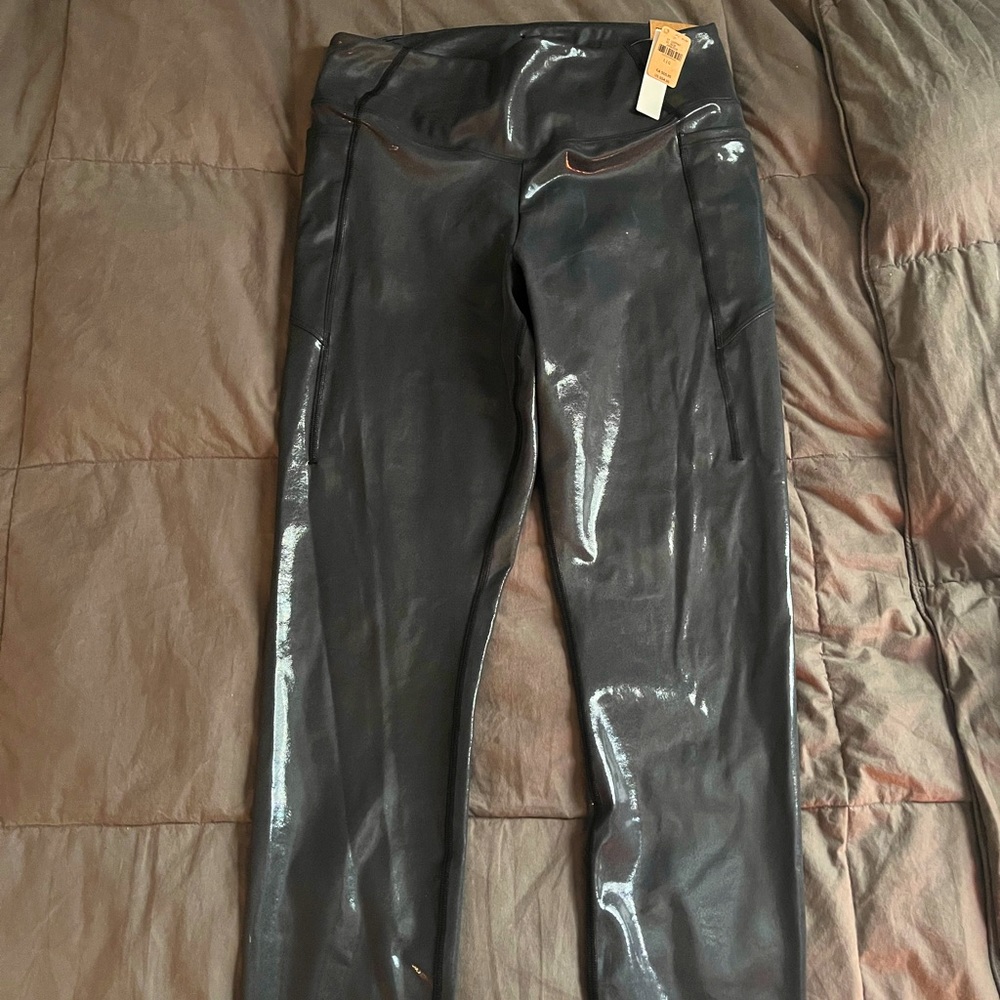 NWT Victorias Secret PINK faux leather leggings